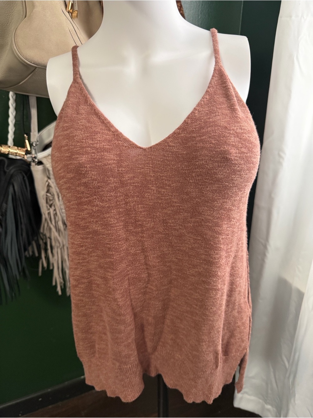 Women’s Mauve Tank Top - Picture 3 of 5